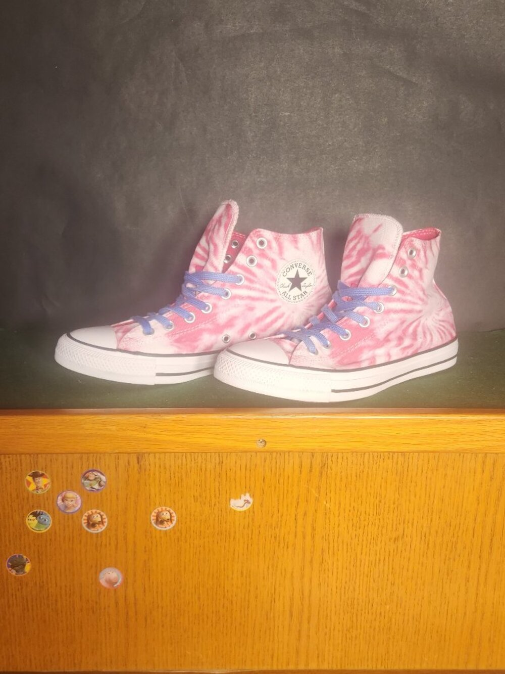Converse Chuck Taylor All Star High Top Pink Tie Dye Sneakers Shoes Size 8